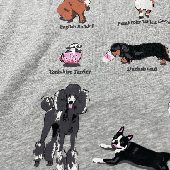 Vera Bradley Gray Dog Breed T-Shirt - Picture 4 of 8